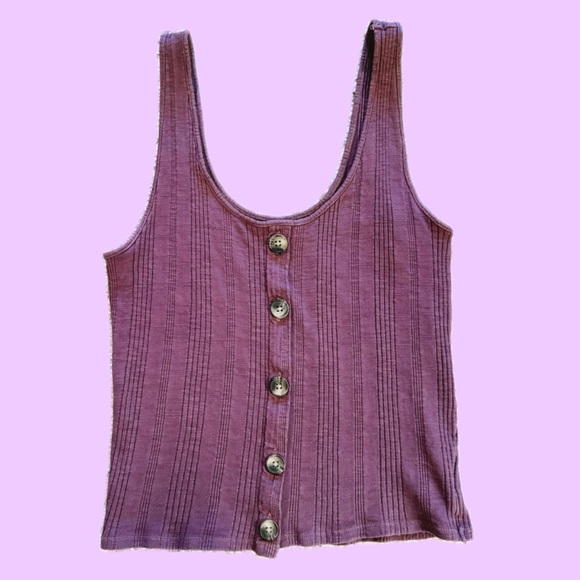 *3 for $9* AE Button Tank - Picture 1 of 9